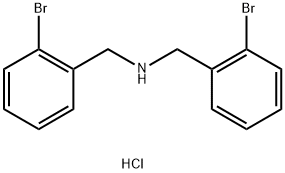 双(2-溴苄基)胺盐酸盐 结构式
