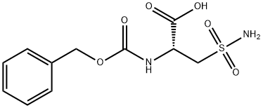N(ALPHA)-Z-3-磺酰胺-L-丙氨酸 结构式