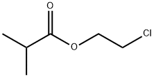 Propanoic acid, 2-Methyl-, 2-chloroethyl ester 结构式