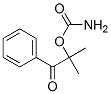 Propiophenone, 2-hydroxy-2-methyl-, carbamate (8CI) 结构式