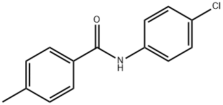 N-(4-氯苯基)-4-甲基苯甲酰胺 结构式