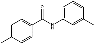 4-甲基-N-(3-甲基苯基)苯甲酰胺 结构式