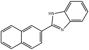2-(2-NAPHTHYL)-1H-BENZIMIDAZOLE 结构式
