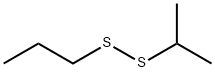 isopropyl propyl disulphide 结构式