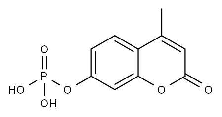 4-甲基伞形酮磷酸酯 结构式
