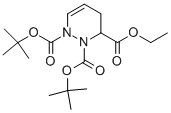 Tetrahydro-pyridazine-1,2,3-tricarboxylic  acid  1,2-di-tert-butyl  ester  3-ethyl  ester 结构式