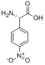4-硝基-L-苯甘氨酸 结构式