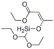 ethyl 3-[(diethoxymethylsilyl)oxy]-2-butenoate  结构式