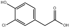 3-氯-4羟基苯乙酸 结构式