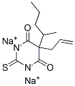 硫阿米妥鈉 结构式