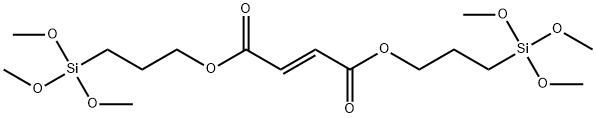 双(3 - 三甲氧基硅丙基)富马酸酯 结构式