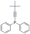 (3,3-diMethyl-1-butynyl)diphenylphosphine 结构式