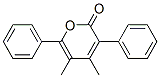 3,6-Diphenyl-4,5-dimethyl-2H-pyran-2-one 结构式