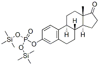 Estrone phosphoric acid bis(trimethylsilyl) ester 结构式