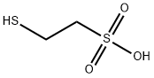2-巯基乙磺酸 结构式