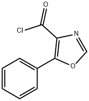 5-苯基-1,3-氧唑-4-羰酰氯 结构式