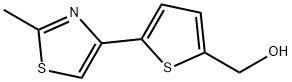 [5-(2-METHYL-1,3-THIAZOL-4-YL)-2-THIENYL]METHANOL 结构式