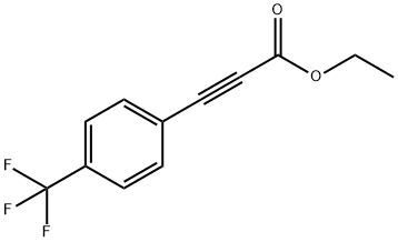 (4-TRIFLUOROMETHYL-PHENYL)-PROPYNOIC ACID ETHYL ESTER 结构式