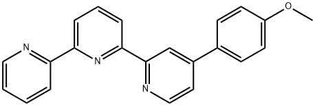 4-(4-甲氧基苯基)-2,2:6,2-三吡啶 结构式