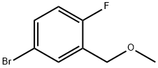 4-溴-1-氟-2-(甲氧基甲基)苯 结构式
