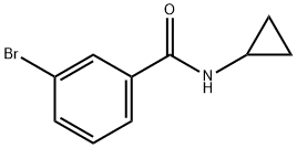 3-溴-N-CYCLOPROPYLBENZAMIDE 结构式