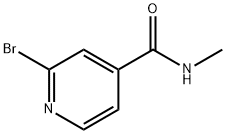 2-溴-N-甲基异烟酰胺 结构式