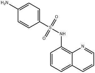 4-氨基-N-喹啉-8-基-苯磺酰胺 结构式