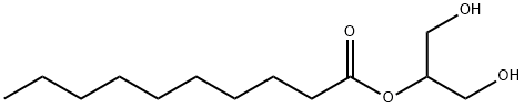 癸酸-BETA-甘油酯 结构式