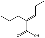 2-N-PROPYL-2(E)-PENTENOICACID 结构式