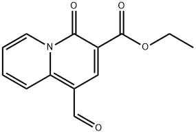 1-甲酰基-4-氧代-4H-羟基嗪-3-羧酸乙酯 结构式
