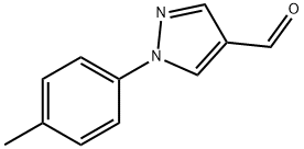 1-(4-甲基苯基)吡唑-4-甲醛 结构式