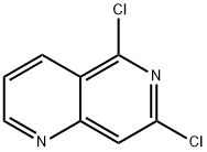5,7-二氯-1,6-萘啶 结构式