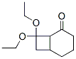 Bicyclo[4.2.0]octan-2-one, 8,8-diethoxy- (9CI) 结构式