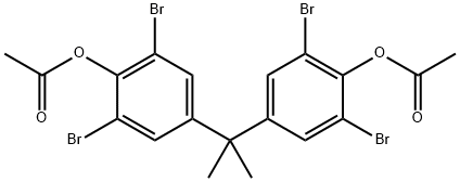 4,4'-isopropylidenebis[2,6-dibromophenyl] diacetate 结构式