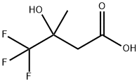 4,4,4-三氟-3-羟基-3-甲基丁酸 结构式