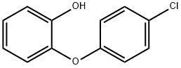 2-羟基-4'-氯二苯醚 结构式