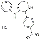 1-(4-硝基苯基)-2,3,4,9-四氢-1H-$B-咔啉盐酸盐 结构式