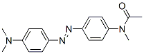 4'-[[p-(Dimethylamino)phenyl]azo]-N-methylacetanilide 结构式