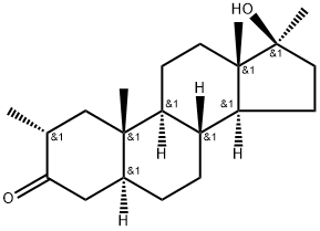 甲基屈他雄酮 结构式
