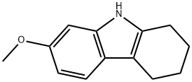 1,2,3,4-Tetrahydro-7-Methoxycarbazole 结构式