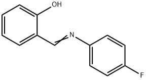 4-氟-N-邻羟苯亚甲基苯胺 结构式