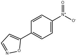 5-(4-硝基苯基)异噁唑 结构式