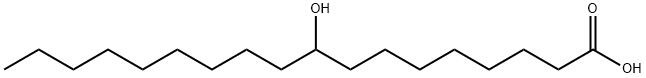 9-羟基十八酸 结构式