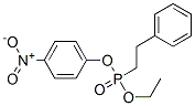 (2-Phenylethyl)phosphonic acid ethyl 4-nitrophenyl ester 结构式