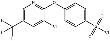 4-(3-氯-5-三氟甲基-2-吡啶基氧)苯磺酰氯 结构式