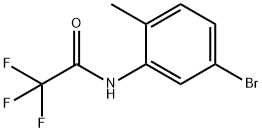 N-(5-溴-2-甲基苯基)-2,2,2-三氟乙酰胺 结构式