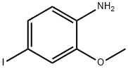 4-碘-2-甲氧基苯胺 结构式
