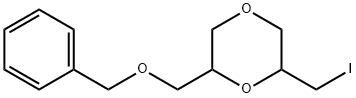 2-(IodoMethyl)-6-[(phenylMethoxy)Methyl]-1,4-dioxane 结构式