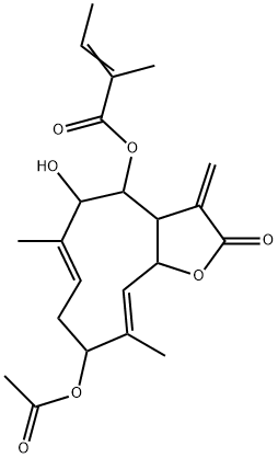 异楔叶泽兰素 结构式
