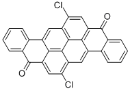 6,14-dichloropyranthrene-8,16-dione 结构式